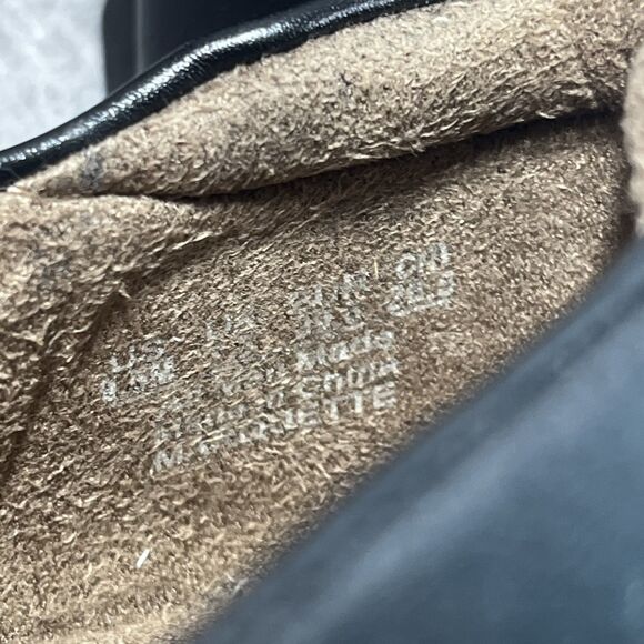 Natural Soul Shoes Womens Size 9.5 Black Wedge Heel All‎ Thru Comfort Slip On - Picture 8 of 13